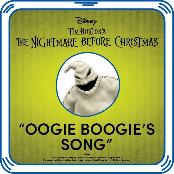 Disney Tim Burton's The Nightmare Before Christmas Neon Oogie Boogie Plush Gift Set with Sound | Build-A-Bear® - US 0250