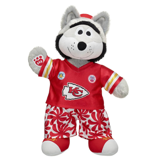 KC Wolf Plush for Kansas City Chiefs Fans | Build-A-Bear® - US 7713