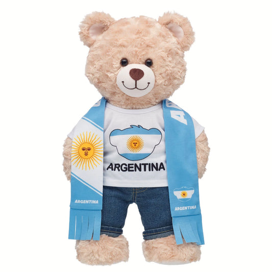 Argentina Scarf & T-Shirt Set | Build-A-Bear - US 0769