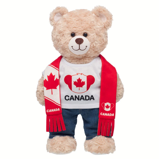 Canada Scarf & T-Shirt Set | Build-A-Bear - US 8558