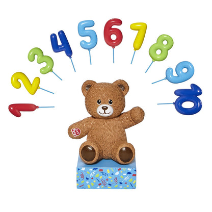 Build-A-Bear® Brown Bear Base with CeleBEARate Balloon Inserts (1-10) - US 5344