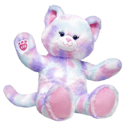 Online-Only Pastel Swirl Kitty Black Cheer Uniform Set | Build-A-Bear® - US 1258