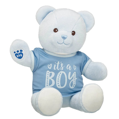 Baby Blue Teddy Bear "It's a Boy" Gift Set | Build-A-Bear® - US 2442