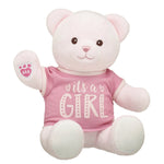 Baby Pink Teddy Bear "It's a Girl" Gift Set | Build-A-Bear® - US 3473