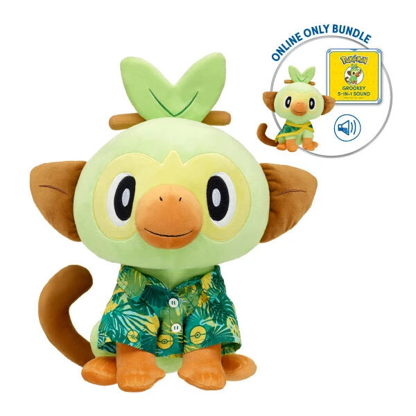 Pokémon Grookey Plush Bundle | Build-A-Bear® - US 1439