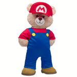 Super Mario Happy Hugs Teddy Bear Mario Gift Set | Build-A-Bear - US 6657