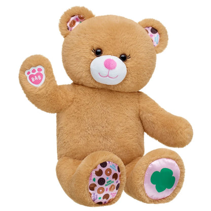 Girl Scout Cookie Teddy Bear Hoodie Gift Set w/ Bows | BAB - US 7640