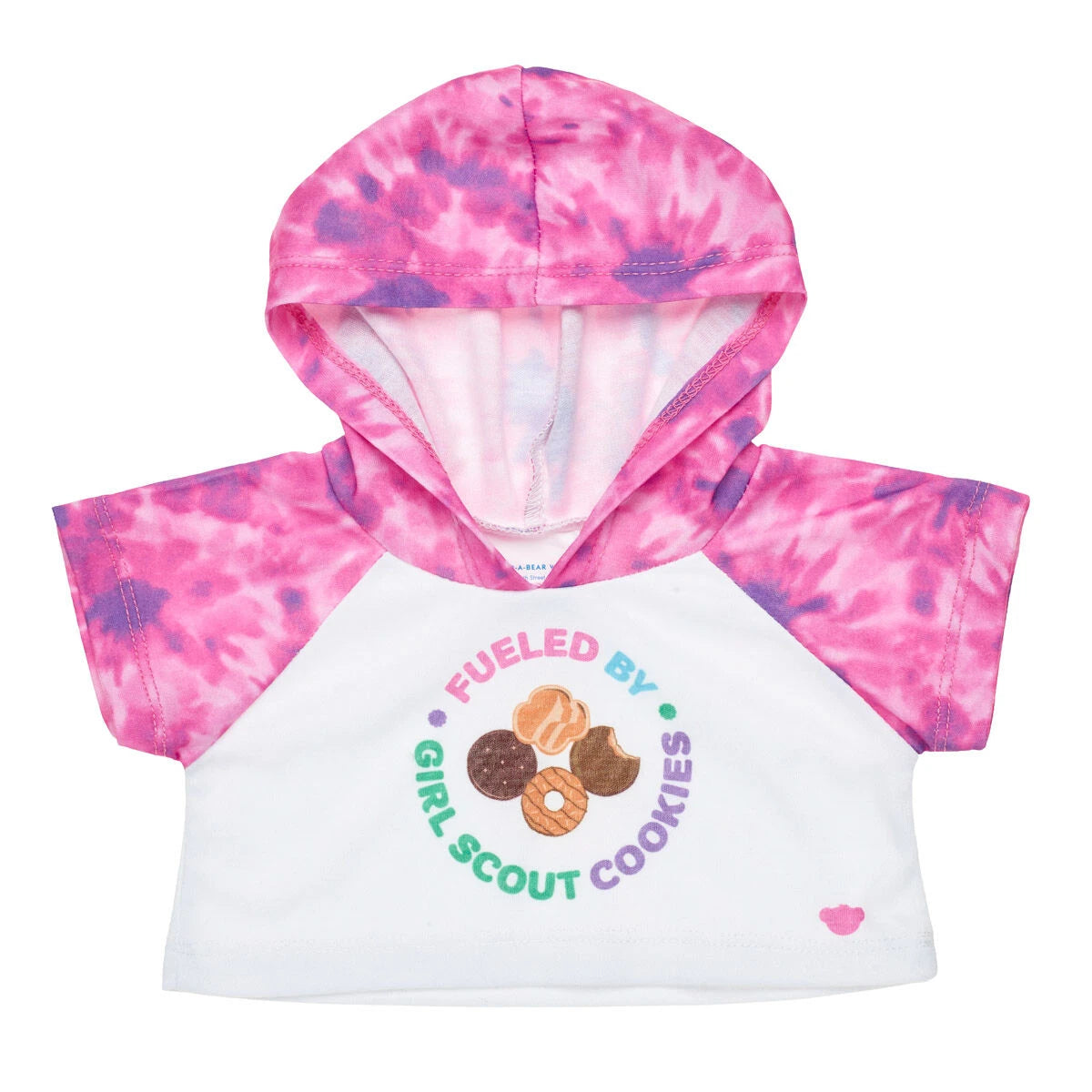 Girl Scout Cookie Teddy Bear Hoodie Gift Set w/ Bows | BAB - US 6210
