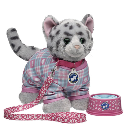 Promise Pets Ocicat Stuffed Animal PJs Gift Set w/ Slippers | Build-A-Bear - US 1841
