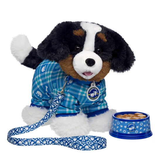 Promise Pets Bernese Mountain Dog Stuffed Animal Leash &amp; Bone Gift Set | Build-A-Bear - US 5065