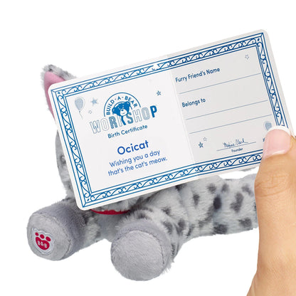 Build-A-Bear Mini Beans Promise Pets Ocicat Stuffed | BAB - US 9439