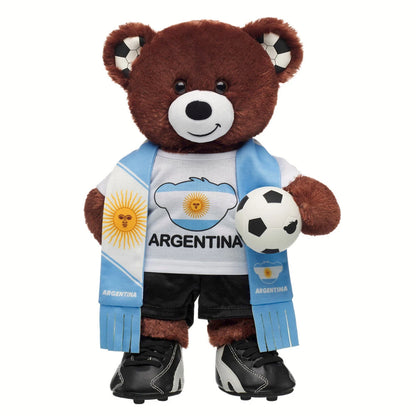 Let's Goal Bear Argentina Gift Set | Build-A-Bear - US 5850