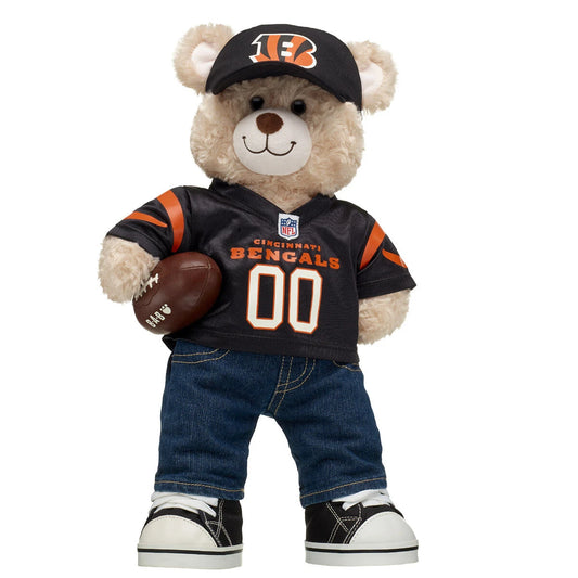 Cincinnati Bengals Happy Hugs Teddy Bear Football Gift Set - US 3121