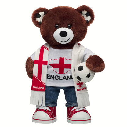 Let's Goal Bear England Gift Set | Build-A-Bear - US 1691