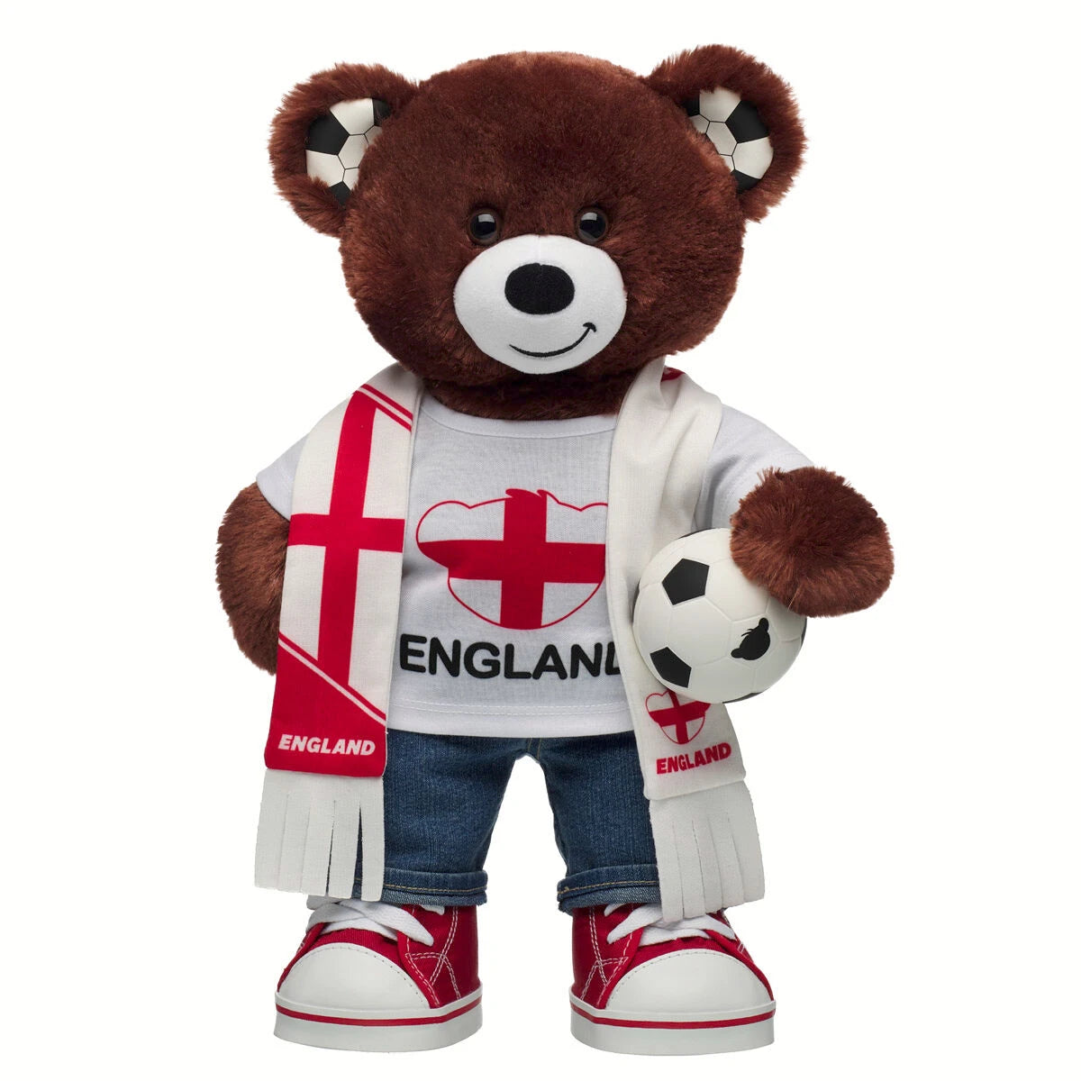 Let's Goal Bear England Gift Set | Build-A-Bear - US 2631