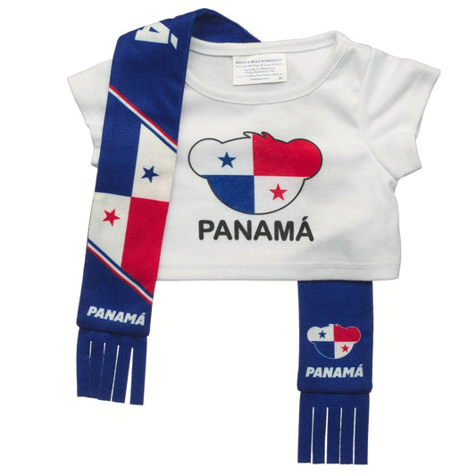 Panama Scarf &amp; T-Shirt Set | Build-A-Bear - US 7412