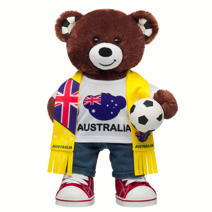 Let's Goal Bear Australia Gift Set | Build-A-Bear - US 2309