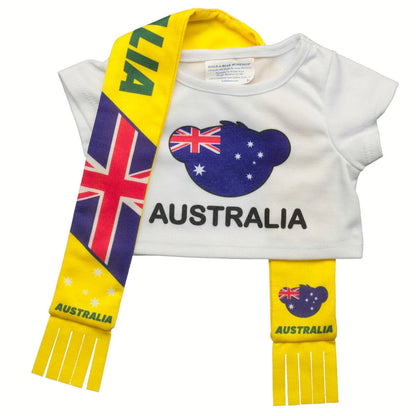 Let's Goal Bear Australia Gift Set | Build-A-Bear - US 1139