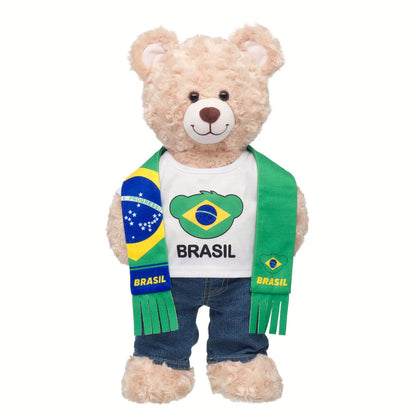 Brazil Scarf &amp; T-Shirt Set | Build-A-Bear - US 5376