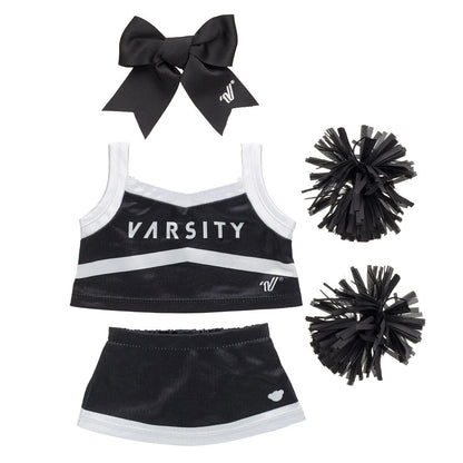 Online-Only Pastel Swirl Kitty Black Cheer Uniform Set | Build-A-Bear® - US 2411
