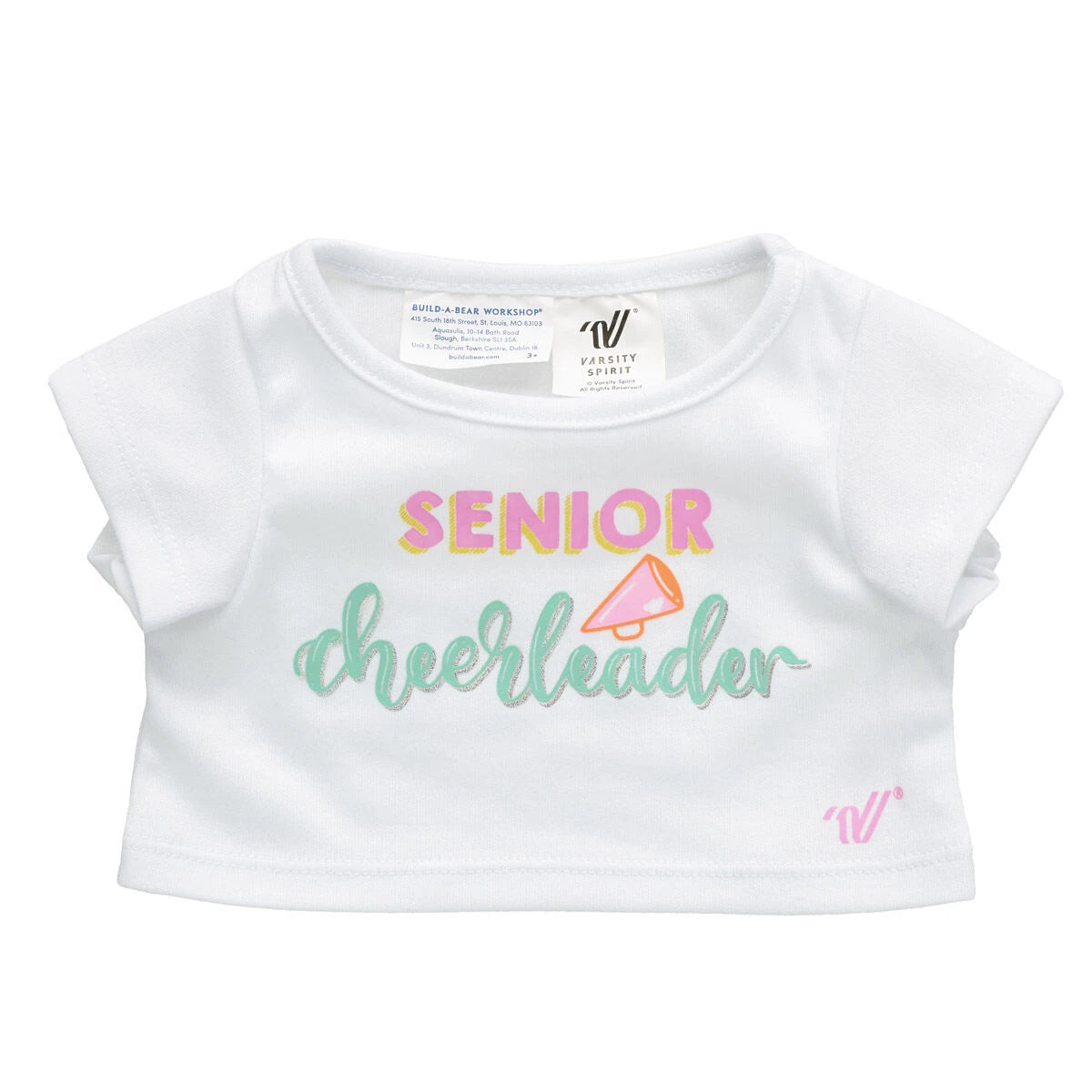 Online-Only Varsity Spirit Senior Cheerleader Tee | Build-A-Bear® - US 7571