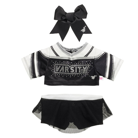 Varsity Spirit All-Star Black Cheer Uniform | Build-A-Bear® - US 9799