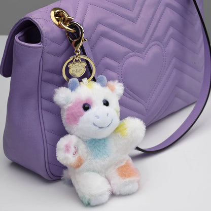 Colorful Splatter Cow Plush Bag Charm | Build-A-Bear - US 1062