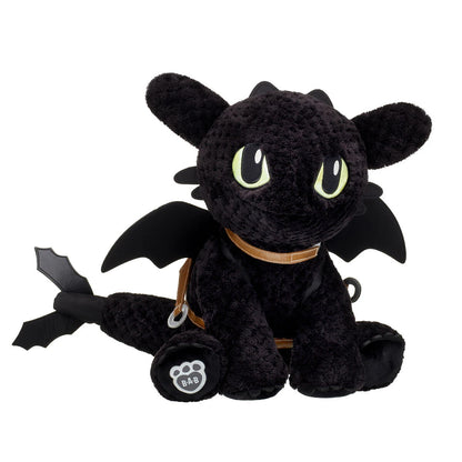 How to Train Your Dragon Toothless Plush &amp; Saddle | Build-A-Bear® - US 8905