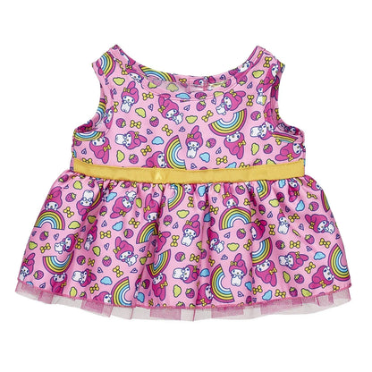 Sanrio Hello Kitty and Friends® My Melody™ Plush Gift Set with Rainbow Dress | Build-A-Bear® - US 9887