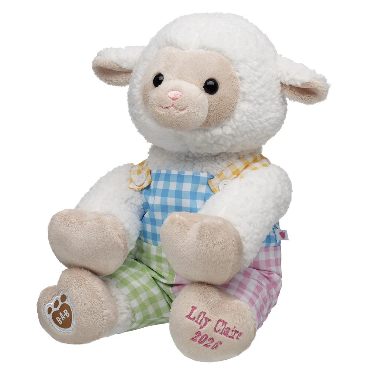 Embroidered Lamb Stuffed Animal Spring Gift Set Easter BAB - US 8223