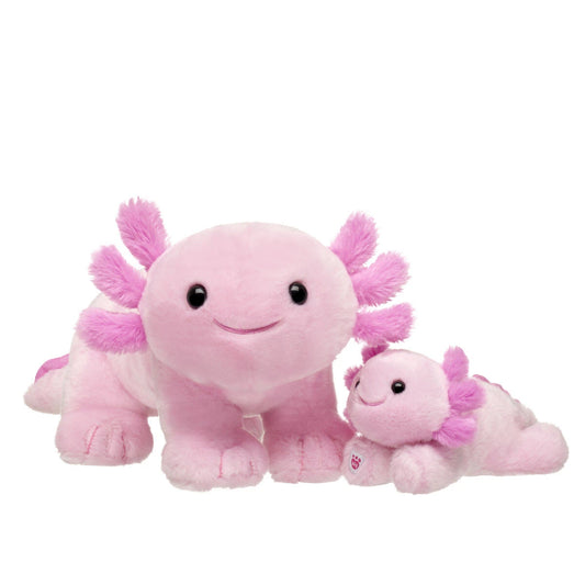 Pink Axolotl Stuffed Animal &amp; Mini Beans Gift Set | Build-A-Bear® - US 1389