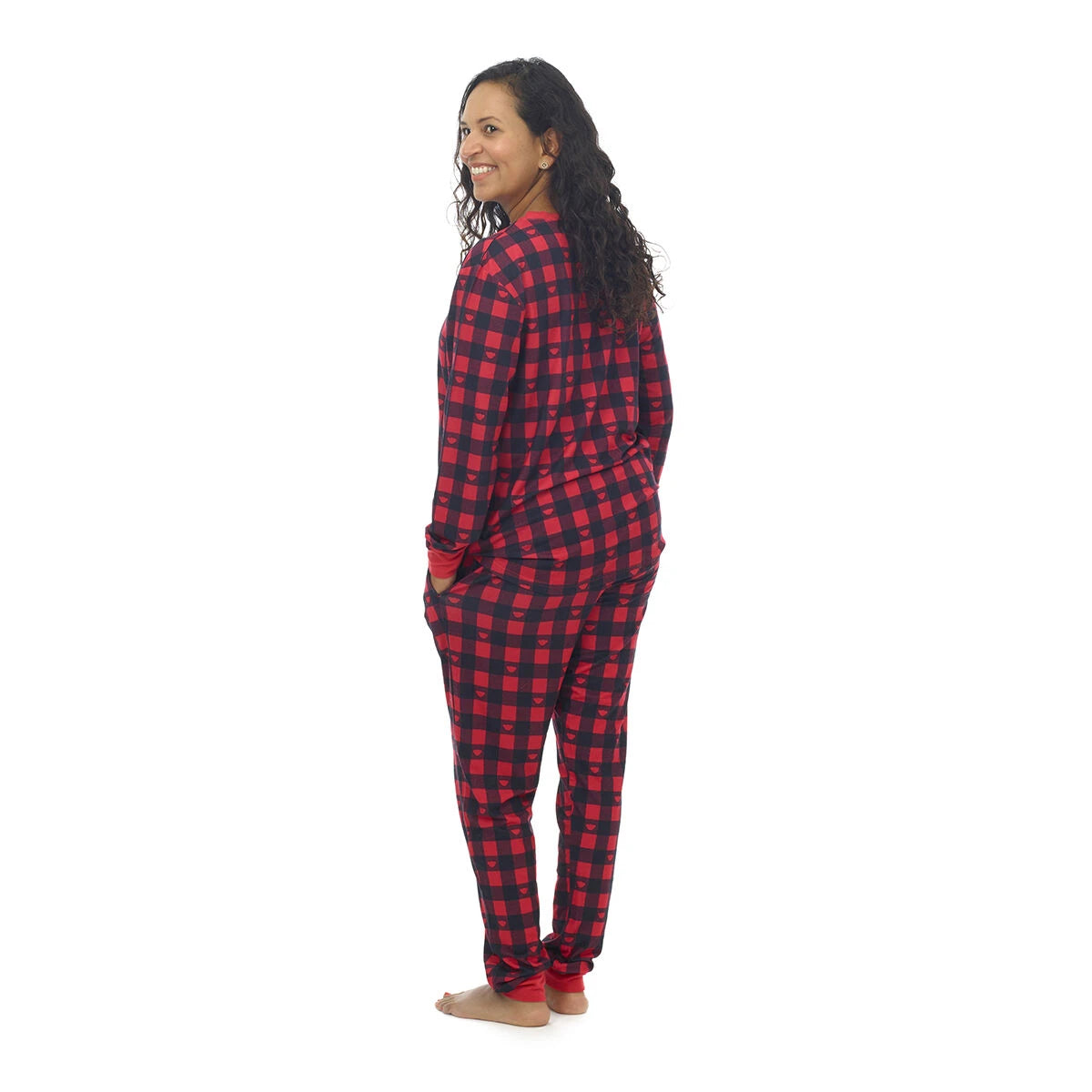 Build-A-Bear Pajama Shop™ Buffalo Check Top - Adult - US 5258