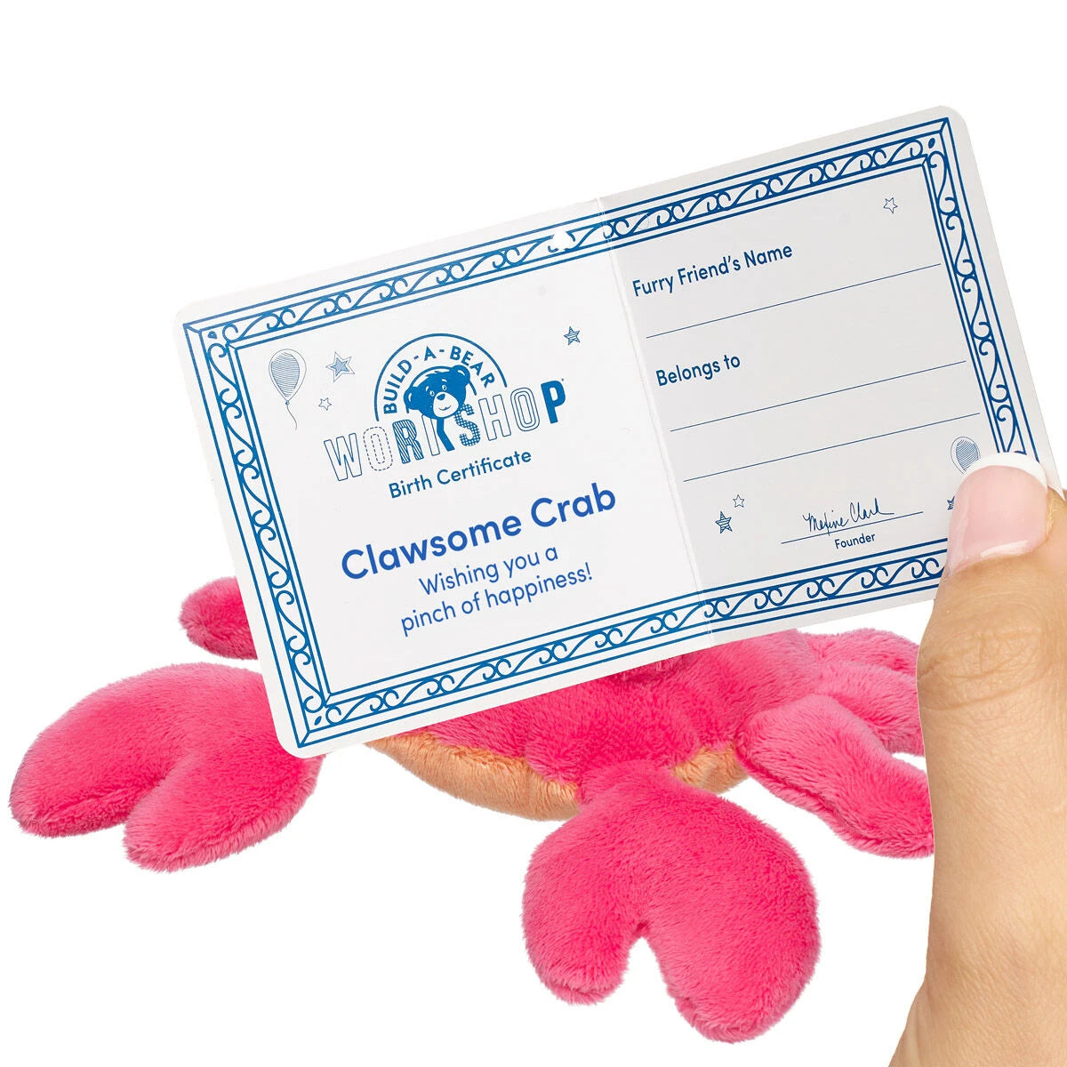 Build-A-Bear Mini Beans Clawsome Crab Stuffed Animal | BAB - US 5682