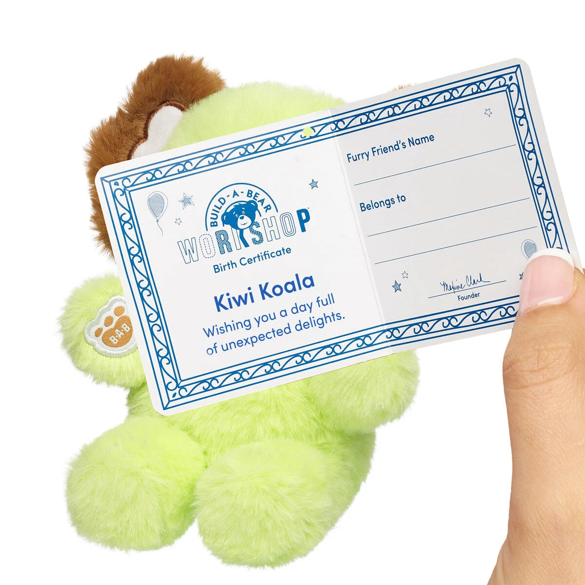 Build-A-Bear Mini Beans Coconut Lime Koala Stuffed | BAB - US 9643