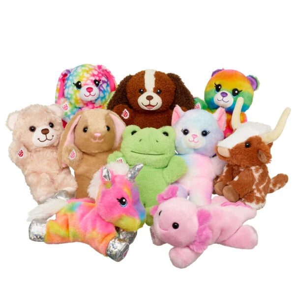 Build-A-Bear Mini Beans Spring Green Frog Stuffed Animal - US 2886