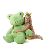 Giant Spring Green Frog Stuffed Animal | Build-A-Bear® - US 2243