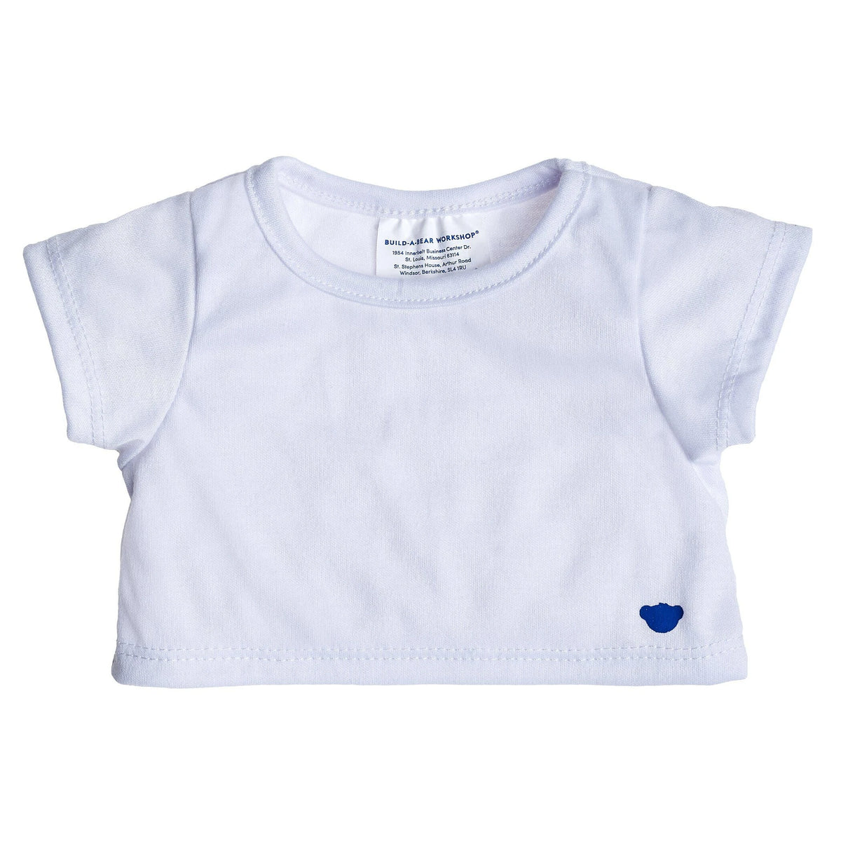 White T-Shirt for Stuffed Animals | Build-A-Bear® - US 4392