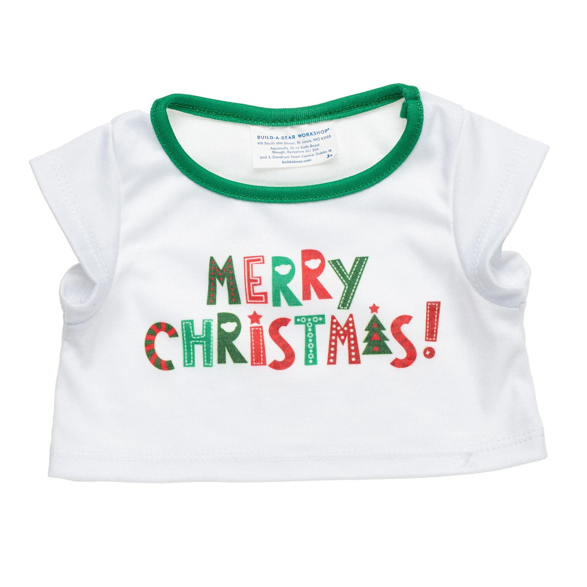 Merry Christmas T-Shirt for Stuffed Animals | Build-A-Bear® - US 4485