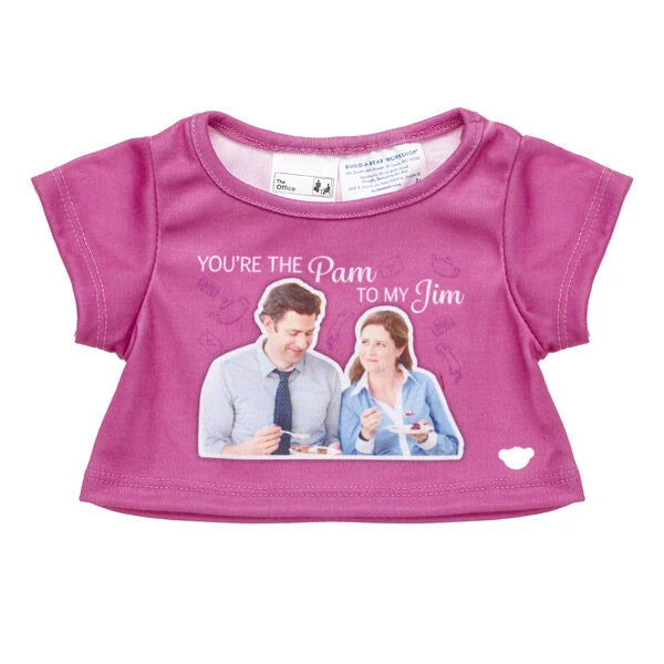Pam and Jim The Office T-Shirt for Stuffed Animals | Build-A-Bear® - US 3733